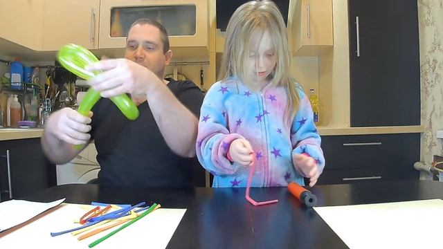 Делаем фигуры из воздушных шариков смотреть онлайн