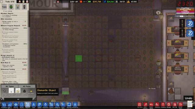 THE RED SHIRTS HAVE ARRIVED! - Prison Architect Perfect Storm - 20 смотреть онлайн