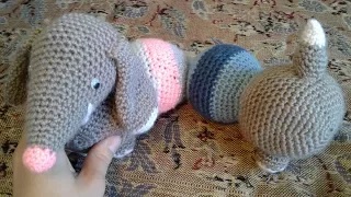 Мастер-класс игрушка крючком. Такса крючком (ушки). смотреть онлайн