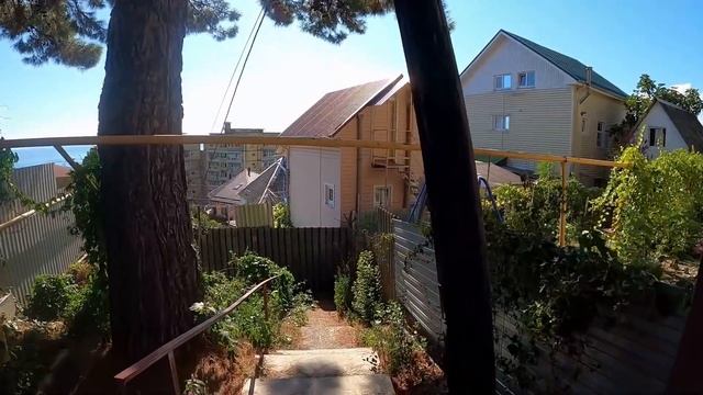 ЛАЗАРЕВСКОЕ 2020?пер.Айвазовского. Дорога от Айвазовского 10б к пляжу "Морская звезда". смотреть онлайн