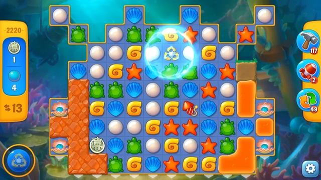 Fishdom SUPER HARD level 2220 (iOS, Android) смотреть онлайн