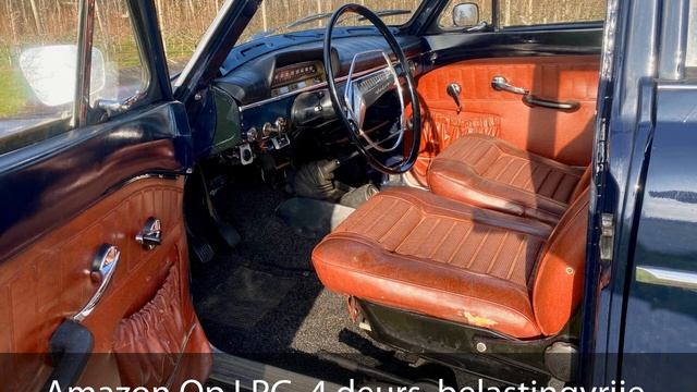 Volvo Amazon op LPG 4 deurs belastingvrije oldtimer.