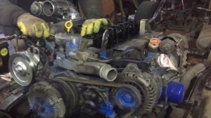 Замер компрессии QD32 на холодную (контрактный мотор с Владивостока)