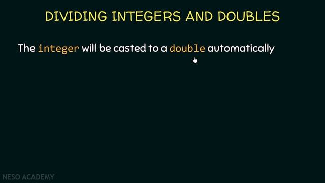 The Division Operator in Java