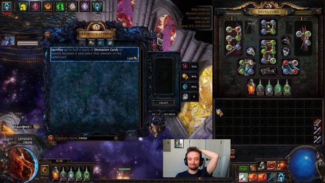 "Streamer Luck" - Sacrificing Apothecary Cards - Path of Exile 3.21 Crucible смотреть онлайн