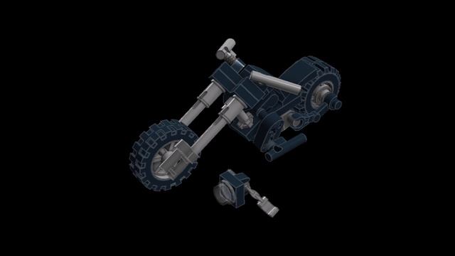 Оппозитный чоппер из Лего (мини-инструкция) смотреть онлайн