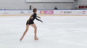 Первенство России среди юниоров 2019 Дeвушки Короткая программа 17# Александра ТРУСОВА  МОС