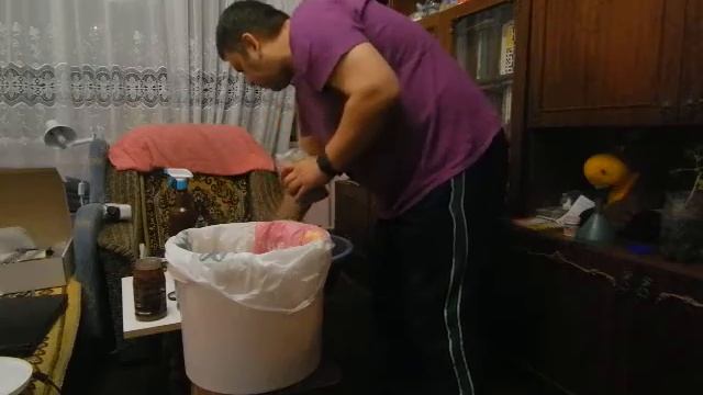 приготовление удобрения ЭМургаса из ЭМИКСА и БАЙКАЛА ЭМ1