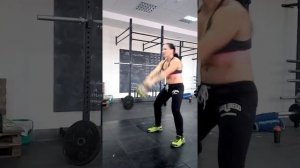 Свинг с гирей 16 кг. 1минута.