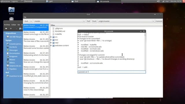 Guit (Git user interface) Command line смотреть онлайн