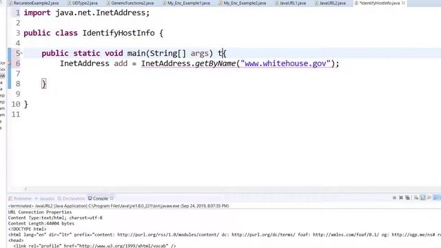 Java - Identify Host IP Address смотреть онлайн