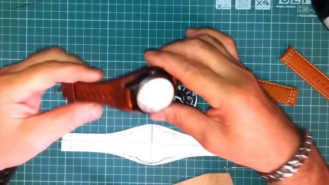 Бесшовный Ремешок для часов из натуральной кожи