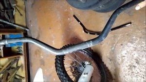 самодельное крепление защиты рук.