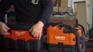 Сравнение аккумуляторных пылесосов Hilti VC5-A22 VS Milwaukee M18 VC2-0