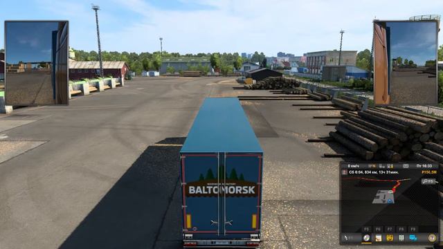Euro Truck Simulator 2 Ралли Балтика :)