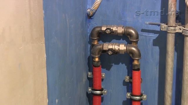 Замена отопления в новостройке трубами Рехау. Опрессовка системы отпления