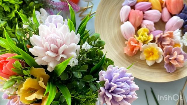 Мыловарение/ Весенний букет/Мастер -класс/#soap #handmade #букетизмыла смотреть онлайн