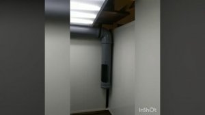 Самодельная вытяжка в гараже. Канальный вентилятор веза 315