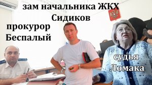 #20. Допрос зам. ЖКХ всезнайки Сидикова. 20.06.2022 Суд Шамардина и Андреева 158 УК. Тимашевск