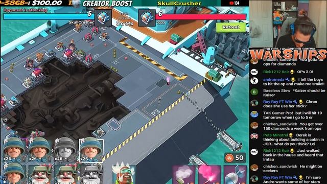 ? Mayday, mayday!! Boom Beach WARSHIPS Season 46 // Unlocking Shock Launcher ⚡ & Troop Damage ? смотреть онлайн