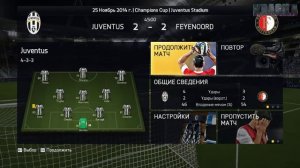 Карьера в FIFA 15 FC Juventus Часть 14 vs Feyenoord