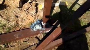 Откатные ворота на винтовых сваях и калитка НОВЫЕ ВОРОТА