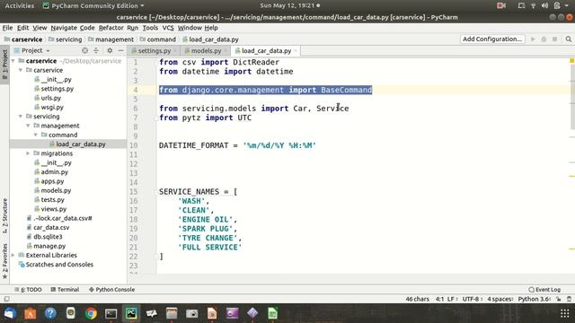 LEARN DJANGO PART 10 LOAD DATA SQLITE