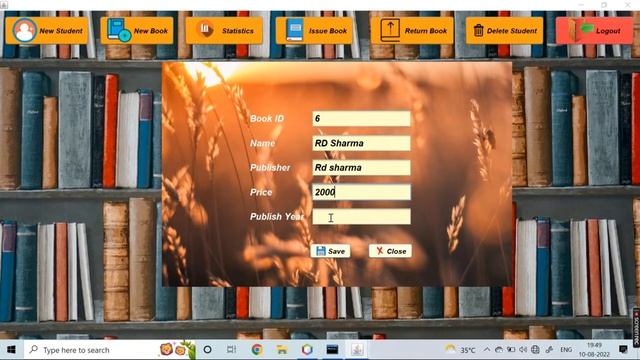 Library Management System Using Java, JFrame, Swing || Desktop Application Using Java