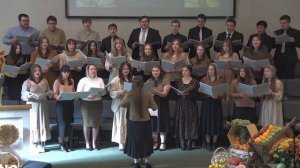 "Собран урожай в поле и садах" - Хор