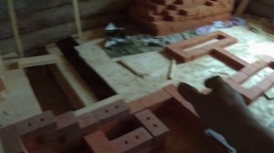 Раскладка кирпича печи.