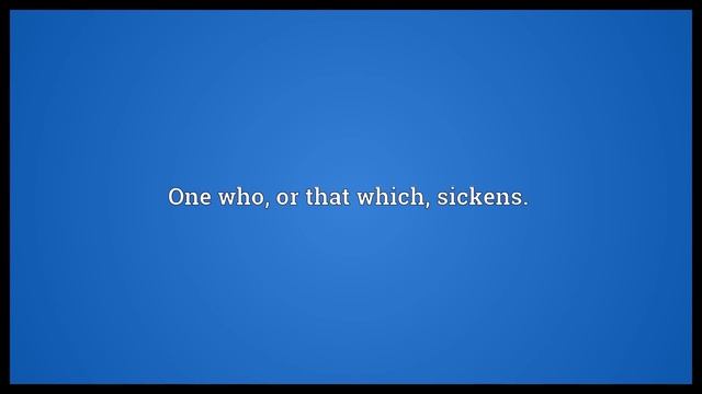 Sickener Meaning смотреть онлайн