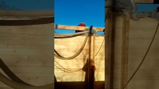 "Задувка" стен ЭКОВАТОЙ.видео 1