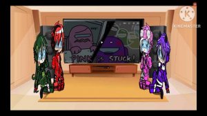 Rodamrix Among Us Reaction || Purple and Pink || Glowing world || Read the discription!!