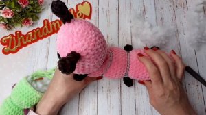 МК ГУСЕНИЦА КРЮЧКОМ ❤ Нарядная гусеничка ? 2-Я ЧАСТЬ (туловище)