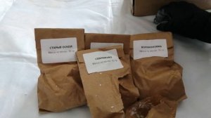 Распаковка мела