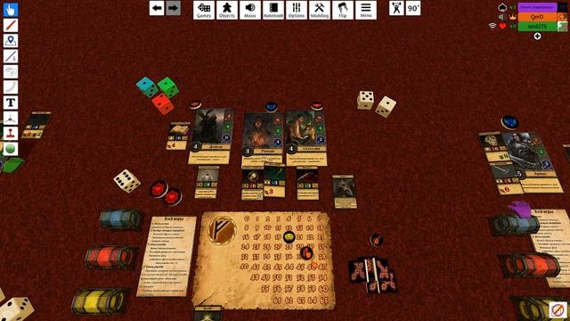 Летсплей настольной игры "Blood and Redemption" v 2.9 в симуляторе настольных игр Tabletop.