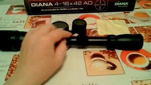 Видео обзор прицела Диана 4-16*42