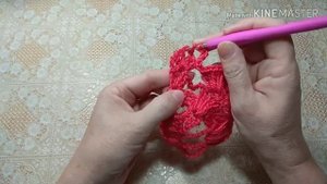 Шаль крючком .Турецкий узор для шали  крючком.