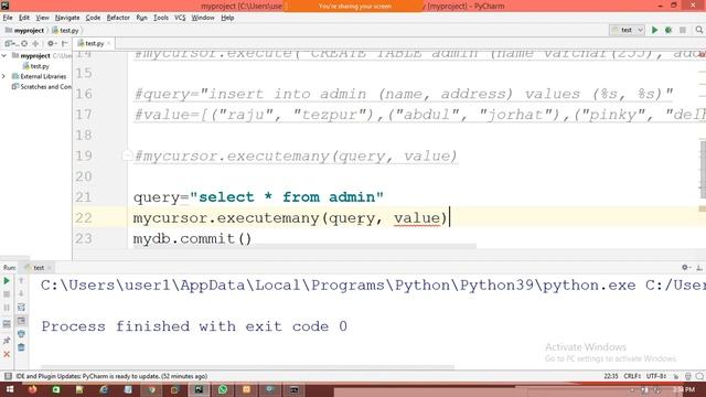 DATABASE CONNECTION IN PYTHON (PART 2) |PYTHON APP DEVELOPMENT COURSE | DATACOM IT INSTITUTE