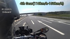 R1200GS  vs R1250GS Rolling Acceleration Comparison Video