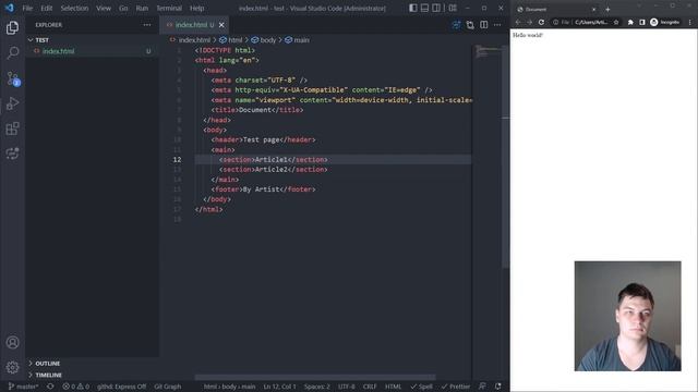 #2 Основные теги. Семантика HTML5 - Полный курс по HTML5 для начинающих