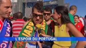 Un faux supporter portugais glisse une quenelle sur iTélé et souhaite que Valls finisse en prison 