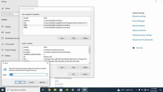 Environment Variables in windows || PATH Variable