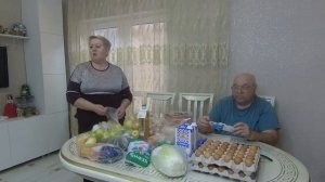#87 Обзор наших покупок из магазина Магнит и Светофор/Мукбанг/Жизнь на пенсии, как мы живём.