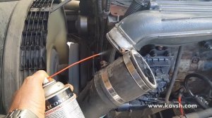 Для раскрутки дизеля рекомендуем силиконовую смазку вместо эфира