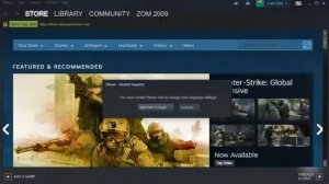 как перевести Steam на русский?