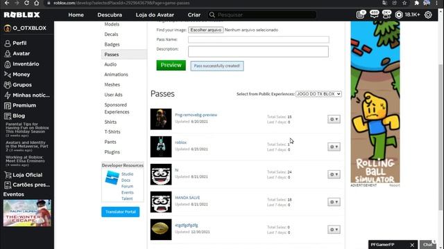 COMO CRIAR GAME PASS NO ROBLOX 2022 ATUALIZADO смотреть онлайн