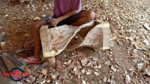 IMPOSSIBLE WOODWORKING. TWISTED BAR STOOL - RUSSIAN STYLE.