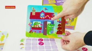 Настольная игра "СОСЧИТАЙ!" с наностикерами Играй Думай Учись Bondibon