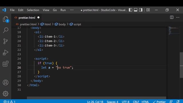 Prettier - Code automatisch sauber formatieren mit Visual Studio Code Plugin смотреть онлайн